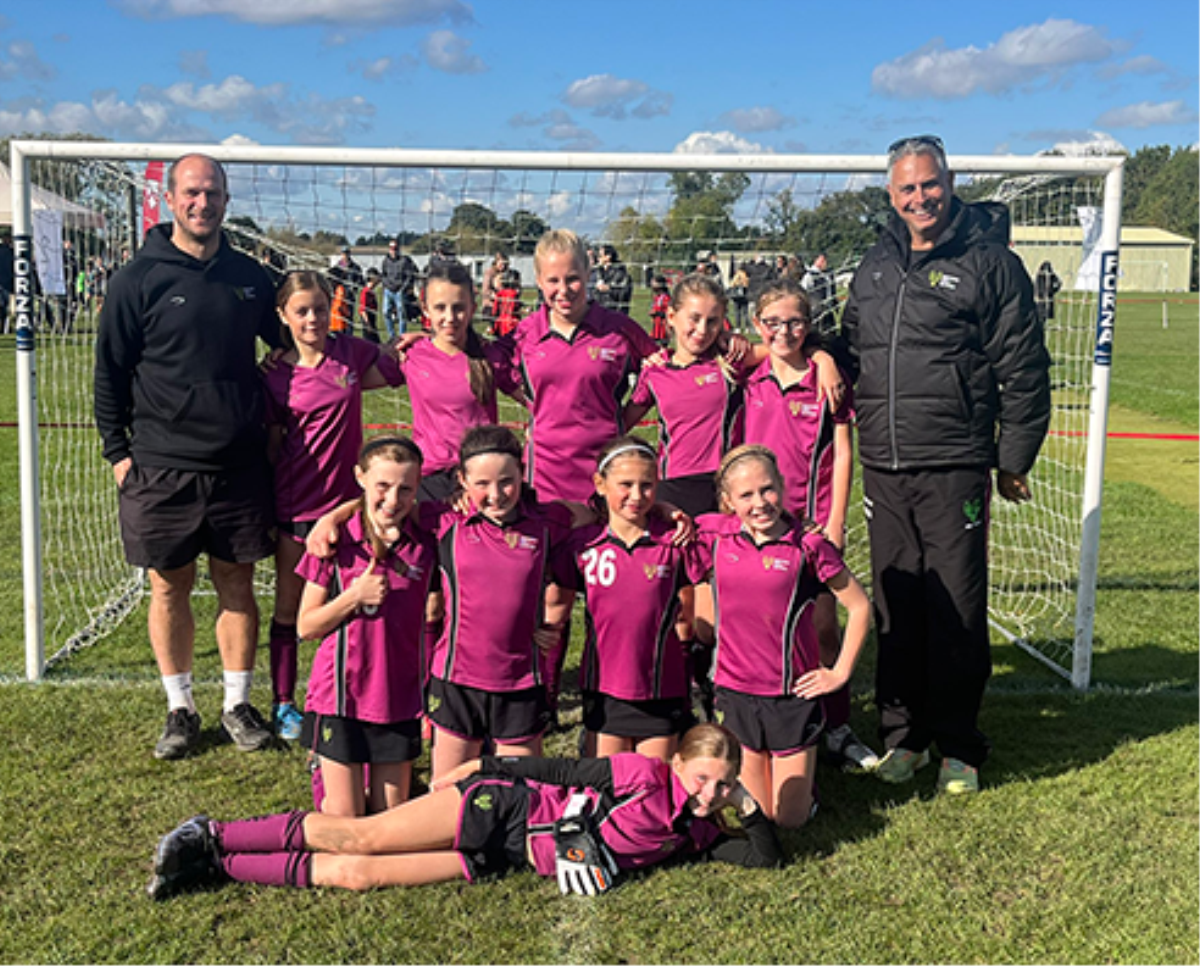 Proud Football Debut News Bedford Girls' School